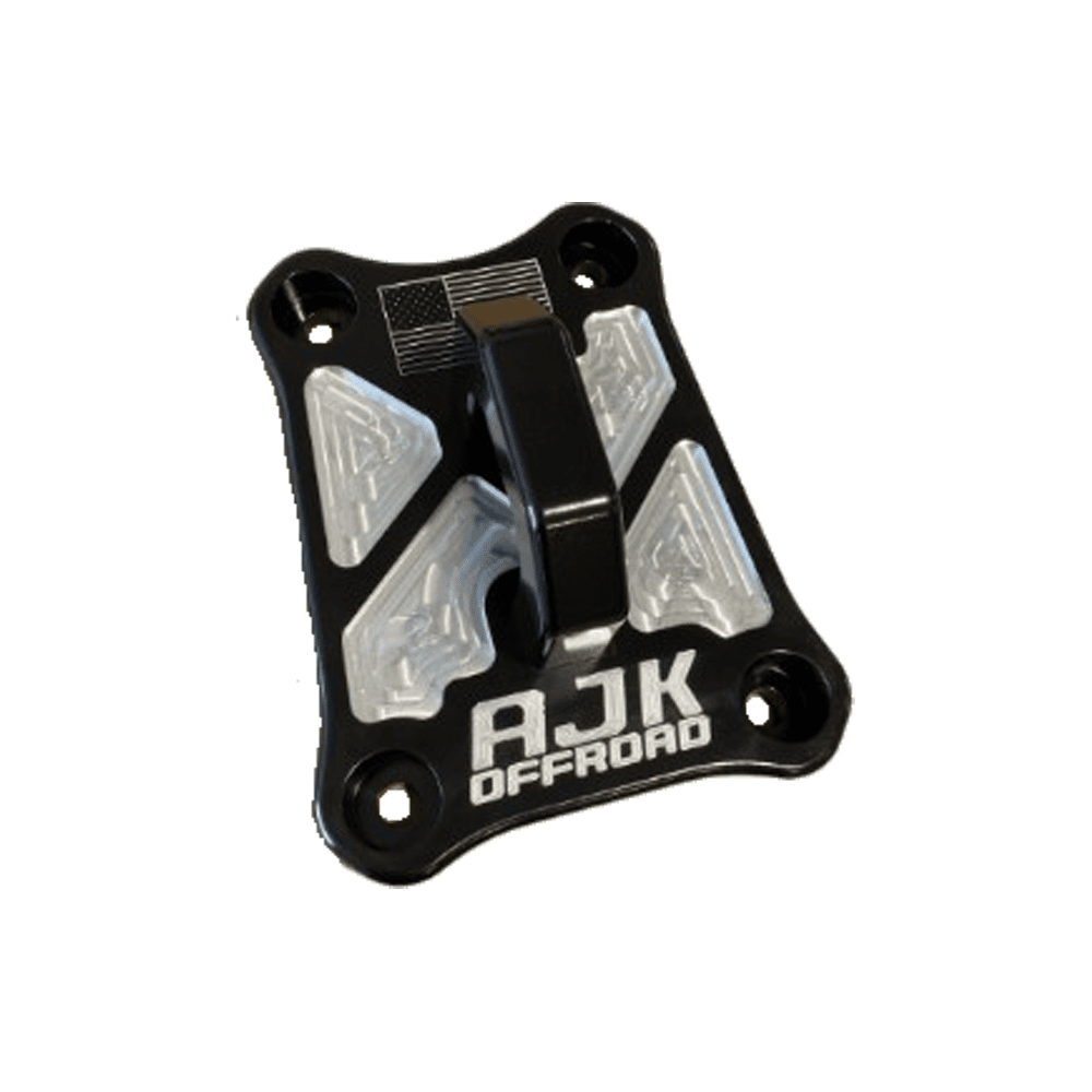 Photo of Polaris Pro R / Turbo R Billet Radius Rod Plate / Pull Plate by AJK Offroad - Premium for UTVs / Side by Sides
