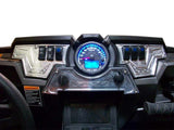 XP1000 3-Piece Billet Aluminum Dash Panel with Switches - Silver