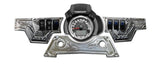 XP1000 3-Piece Billet Aluminum Dash Panel with Switches - Silver