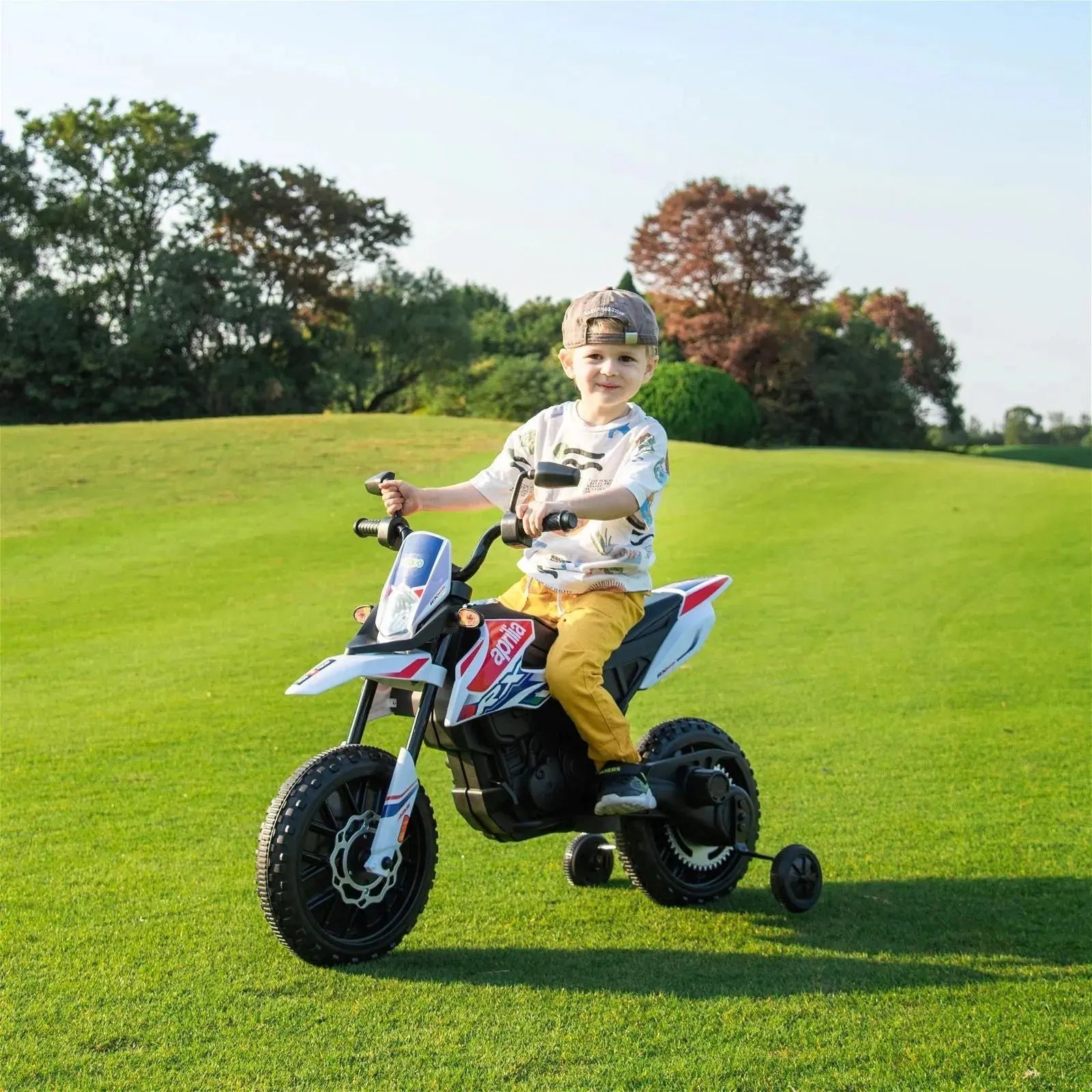 Photo of 12V Aprilia Motorcycle 1 Seater Ride-on by Freddo Toys - Premium Ride On Cars for UTVs / Side by Sides
