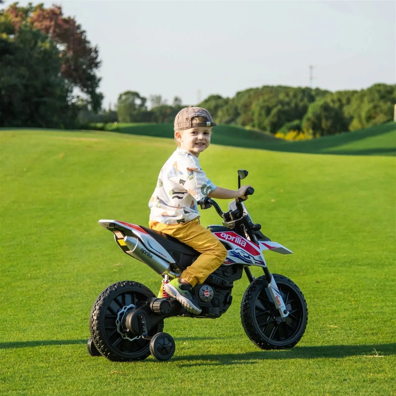 Photo of 12V Aprilia Motorcycle 1 Seater Ride-on by Freddo Toys - Premium Ride On Cars for UTVs / Side by Sides