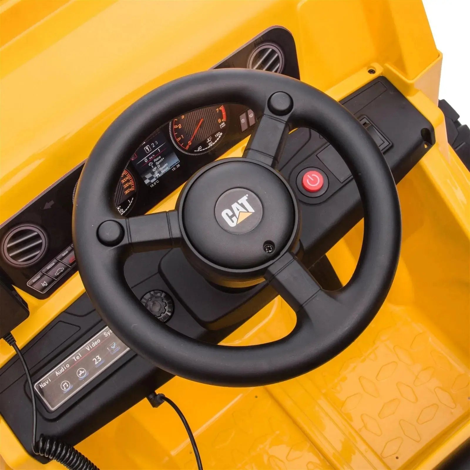 Photo of 12V CAT Electric Dump Truck 1 Seater Ride-On by Freddo Toys - Premium Electric Kids Cars for UTVs / Side by Sides