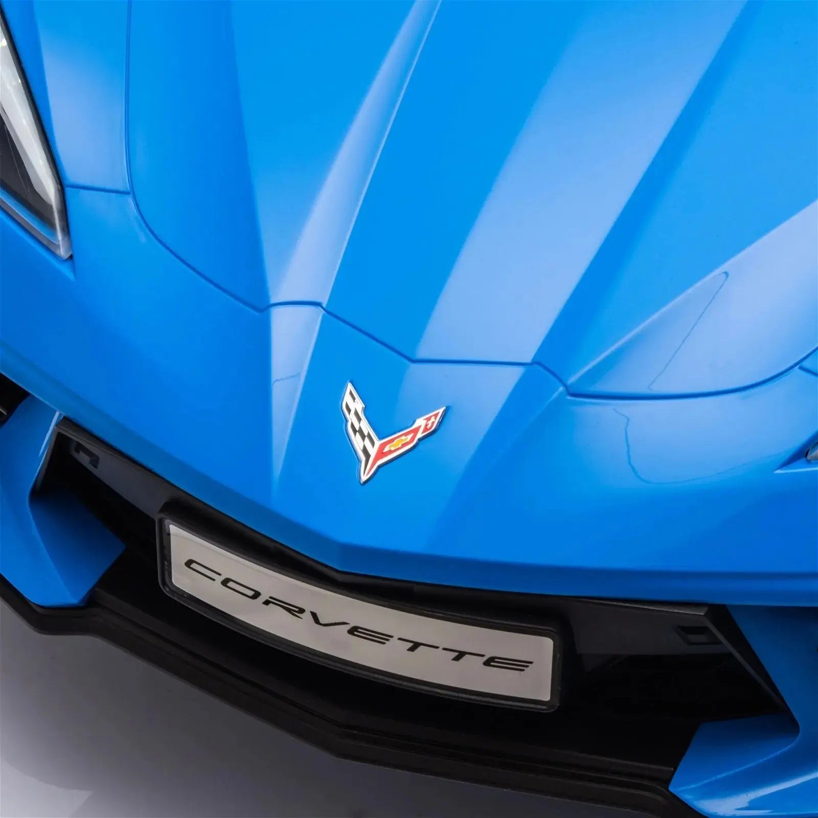 Photo of 12V Chevrolet Corvette C8 Stingray 1-Seater Kids Ride-On Car by Freddo Toys - Premium Ride On Cars for UTVs / Side by Sides