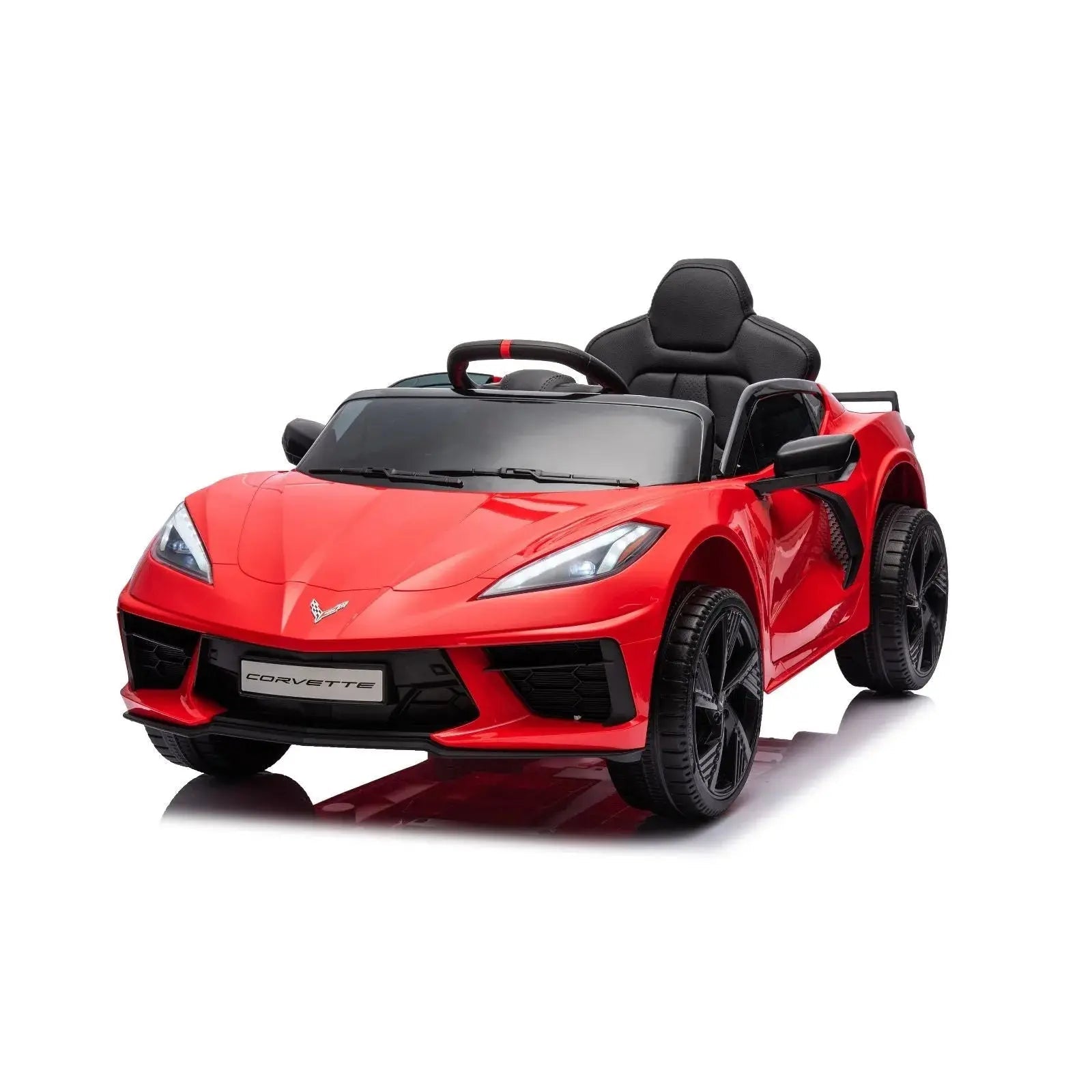 Photo of 12V Chevrolet Corvette C8 Stingray 1-Seater Kids Ride-On Car by Freddo Toys - Premium Ride On Cars for UTVs / Side by Sides