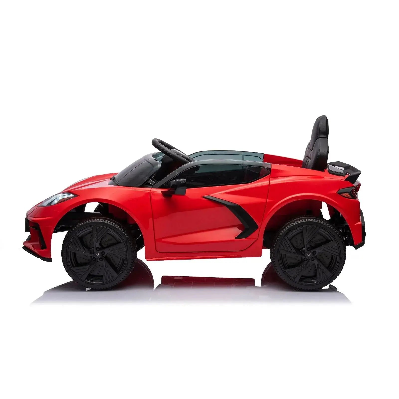 Photo of 12V Chevrolet Corvette C8 Stingray 1-Seater Kids Ride-On Car by Freddo Toys - Premium Ride On Cars for UTVs / Side by Sides