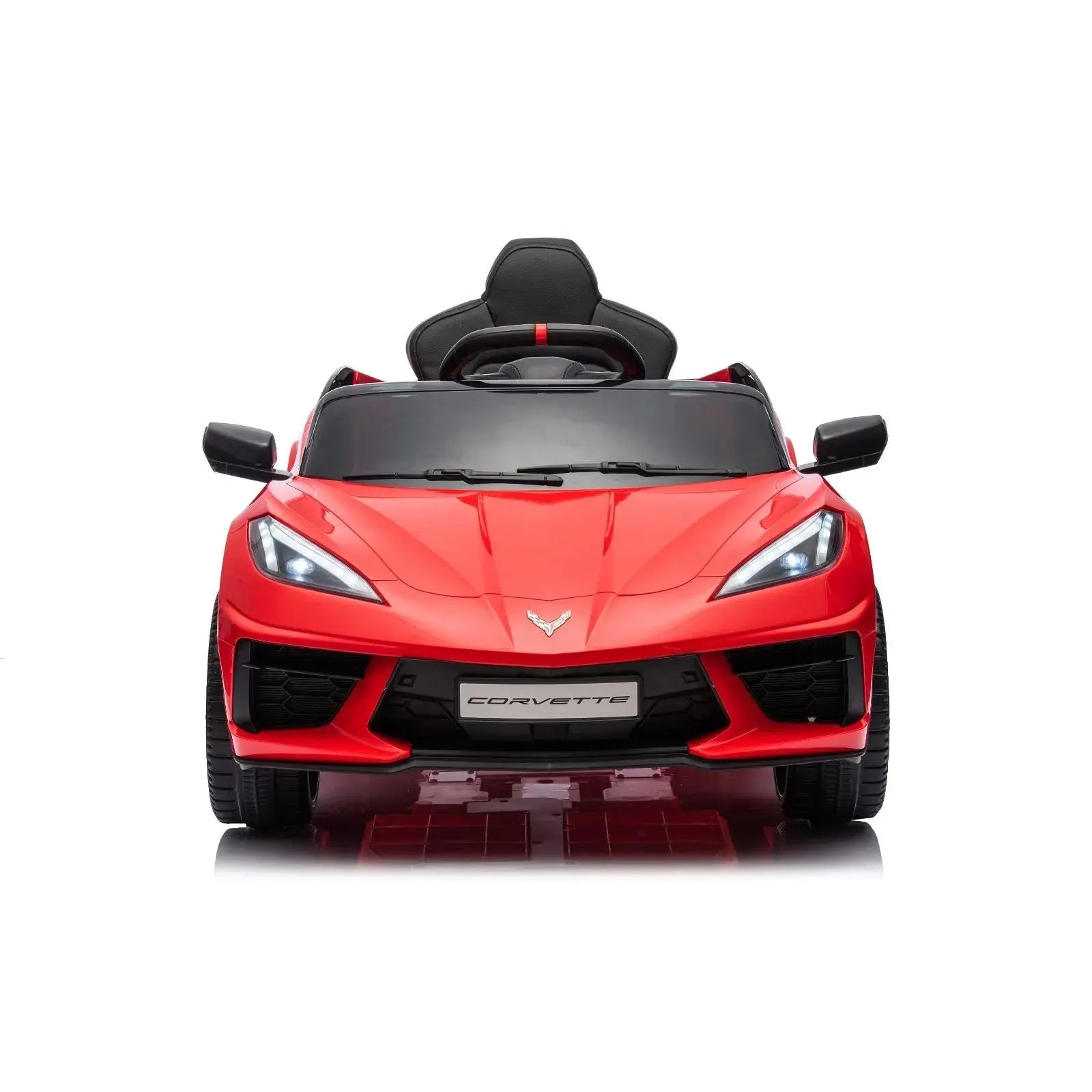 Photo of 12V Chevrolet Corvette C8 Stingray 1-Seater Kids Ride-On Car by Freddo Toys - Premium Ride On Cars for UTVs / Side by Sides