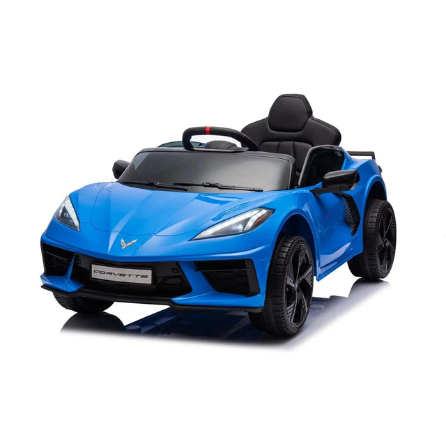 Photo of 12V Chevrolet Corvette C8 Stingray 1-Seater Kids Ride-On Car by Freddo Toys - Premium Ride On Cars for UTVs / Side by Sides