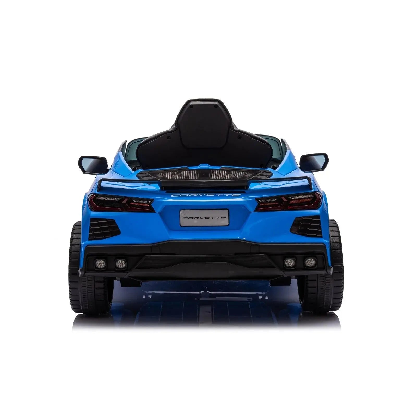 Photo of 12V Chevrolet Corvette C8 Stingray 1-Seater Kids Ride-On Car by Freddo Toys - Premium Ride On Cars for UTVs / Side by Sides