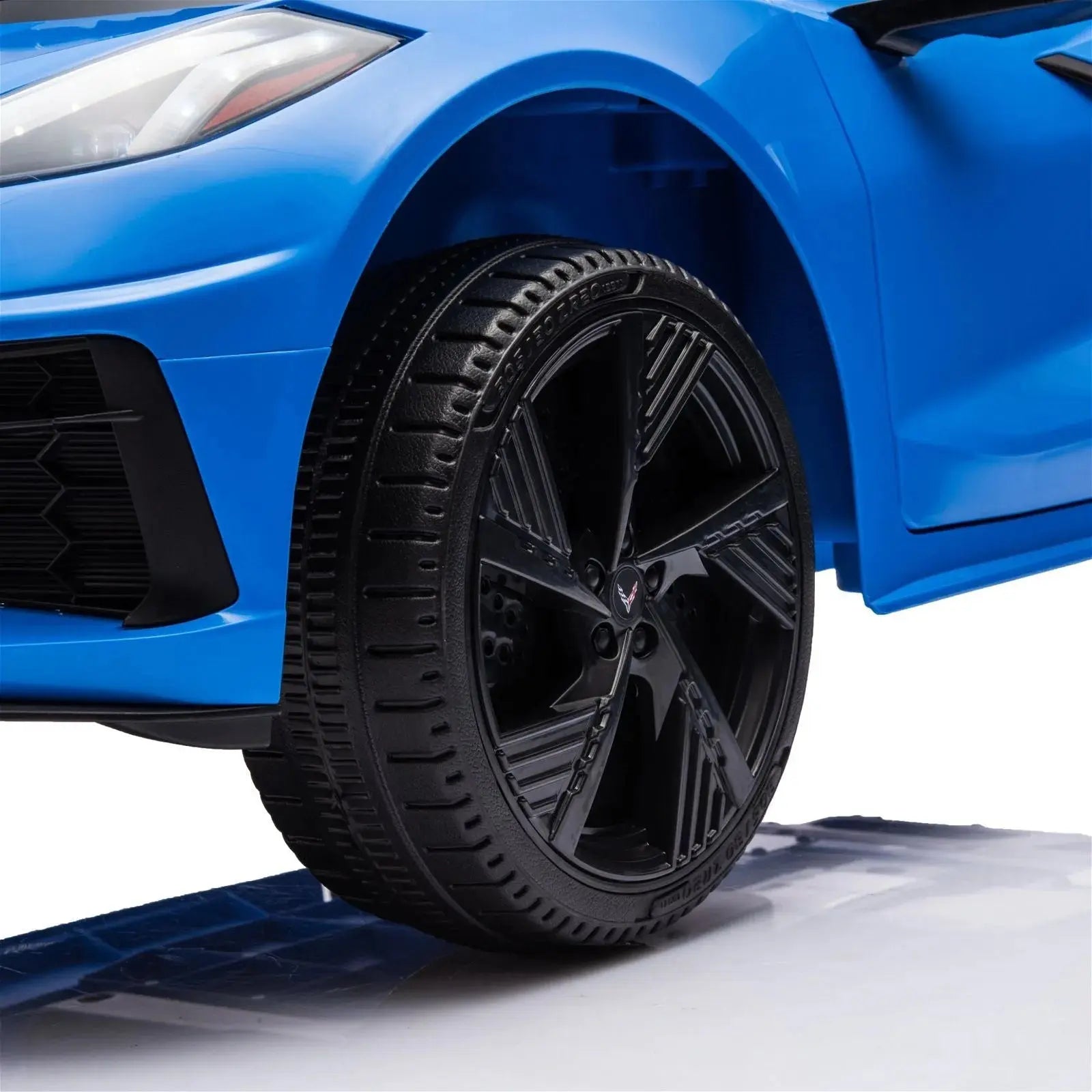 Photo of 12V Chevrolet Corvette C8 Stingray 1-Seater Kids Ride-On Car by Freddo Toys - Premium Ride On Cars for UTVs / Side by Sides
