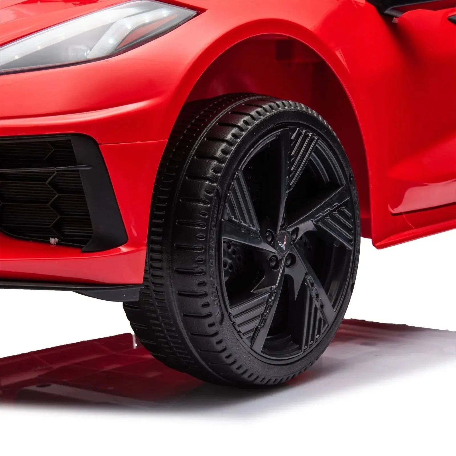 Photo of 12V Chevrolet Corvette C8 Stingray 1-Seater Kids Ride-On Car by Freddo Toys - Premium Ride On Cars for UTVs / Side by Sides
