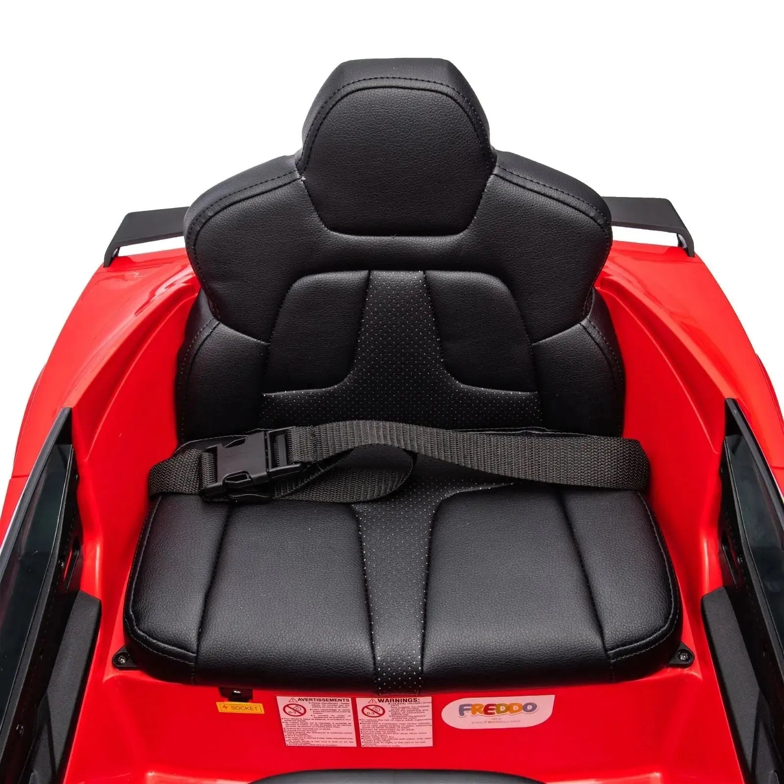 Photo of 12V Chevrolet Corvette C8 Stingray 1-Seater Kids Ride-On Car by Freddo Toys - Premium Ride On Cars for UTVs / Side by Sides