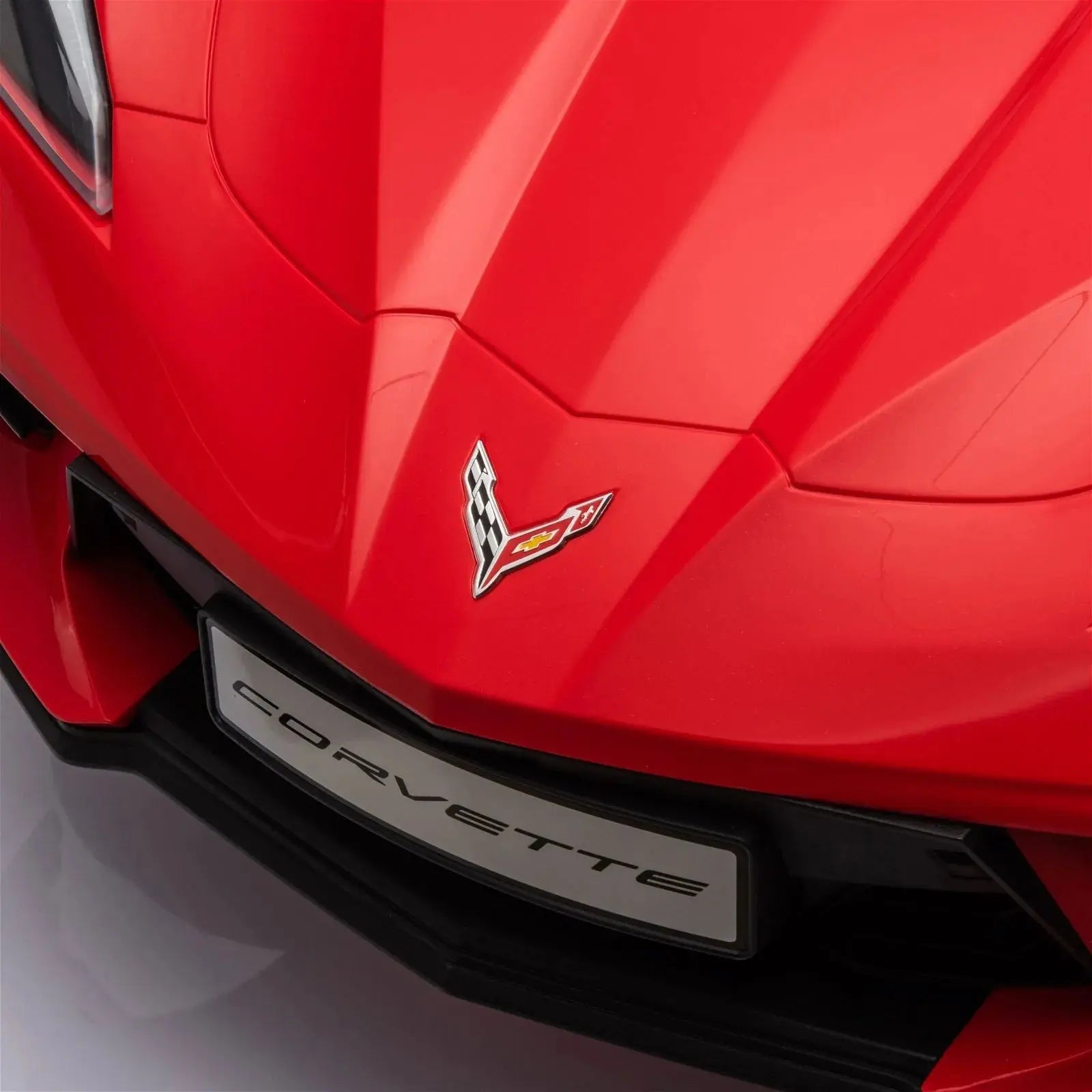 Photo of 12V Chevrolet Corvette C8 Stingray 1-Seater Kids Ride-On Car by Freddo Toys - Premium Ride On Cars for UTVs / Side by Sides