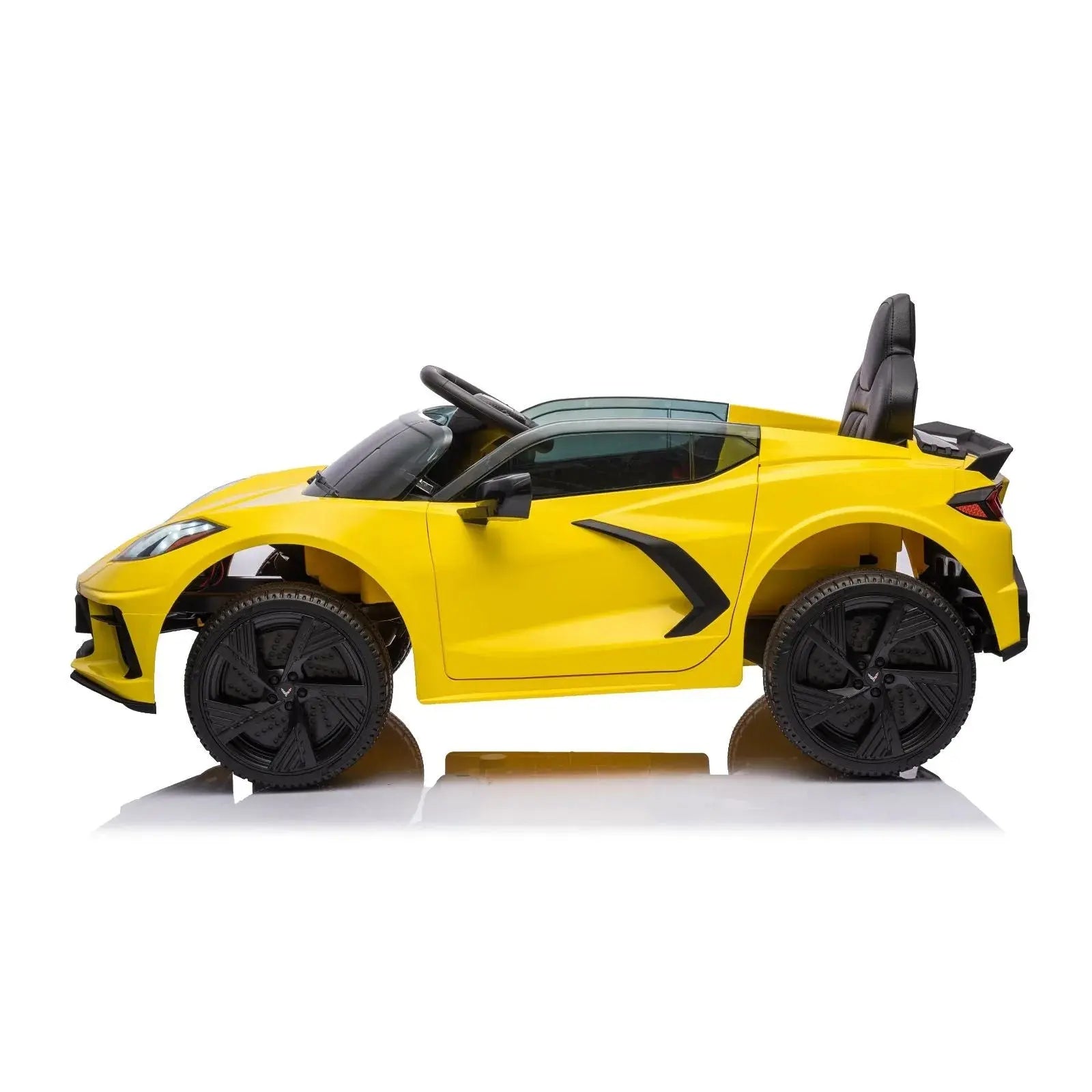 Photo of 12V Chevrolet Corvette C8 Stingray 1-Seater Kids Ride-On Car by Freddo Toys - Premium Ride On Cars for UTVs / Side by Sides