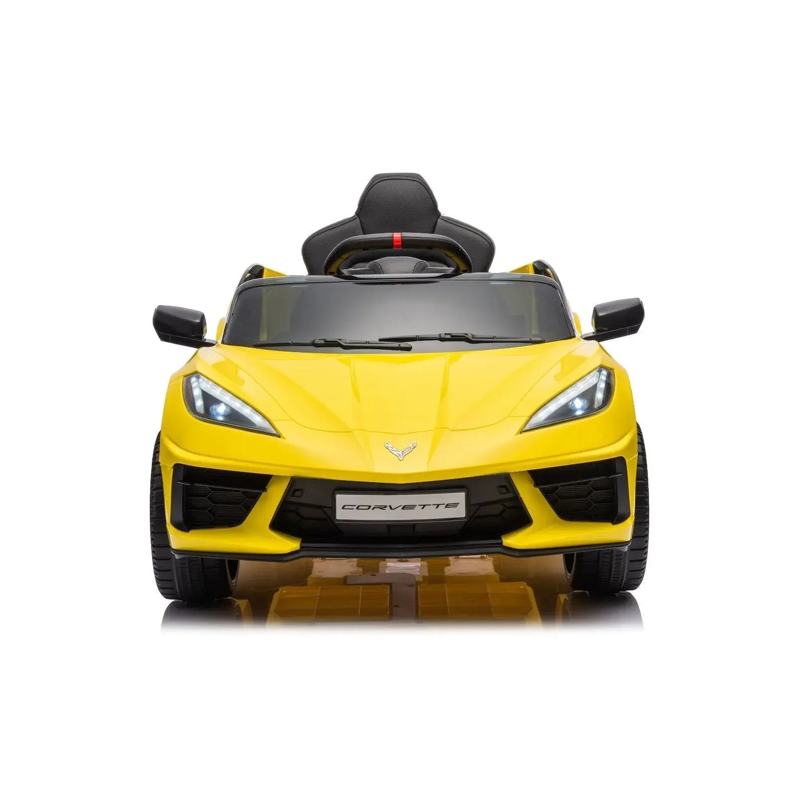 Photo of 12V Chevrolet Corvette C8 Stingray 1-Seater Kids Ride-On Car by Freddo Toys - Premium Ride On Cars for UTVs / Side by Sides