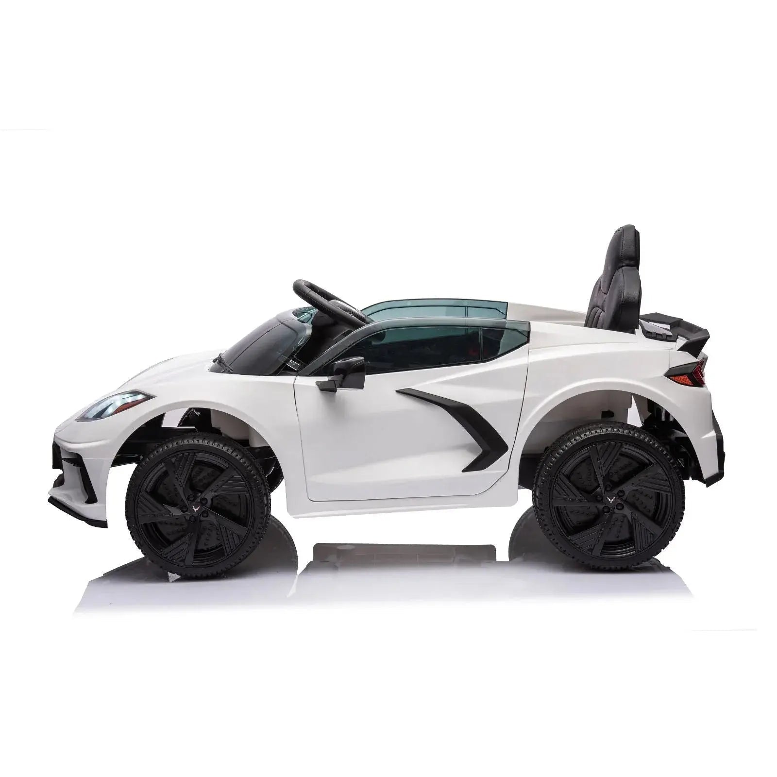 Photo of 12V Chevrolet Corvette C8 Stingray 1-Seater Kids Ride-On Car by Freddo Toys - Premium Ride On Cars for UTVs / Side by Sides