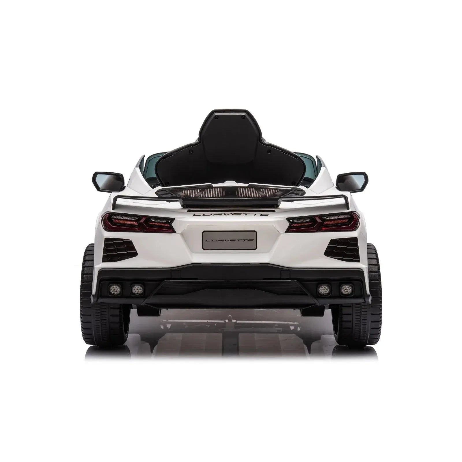 Photo of 12V Chevrolet Corvette C8 Stingray 1-Seater Kids Ride-On Car by Freddo Toys - Premium Ride On Cars for UTVs / Side by Sides