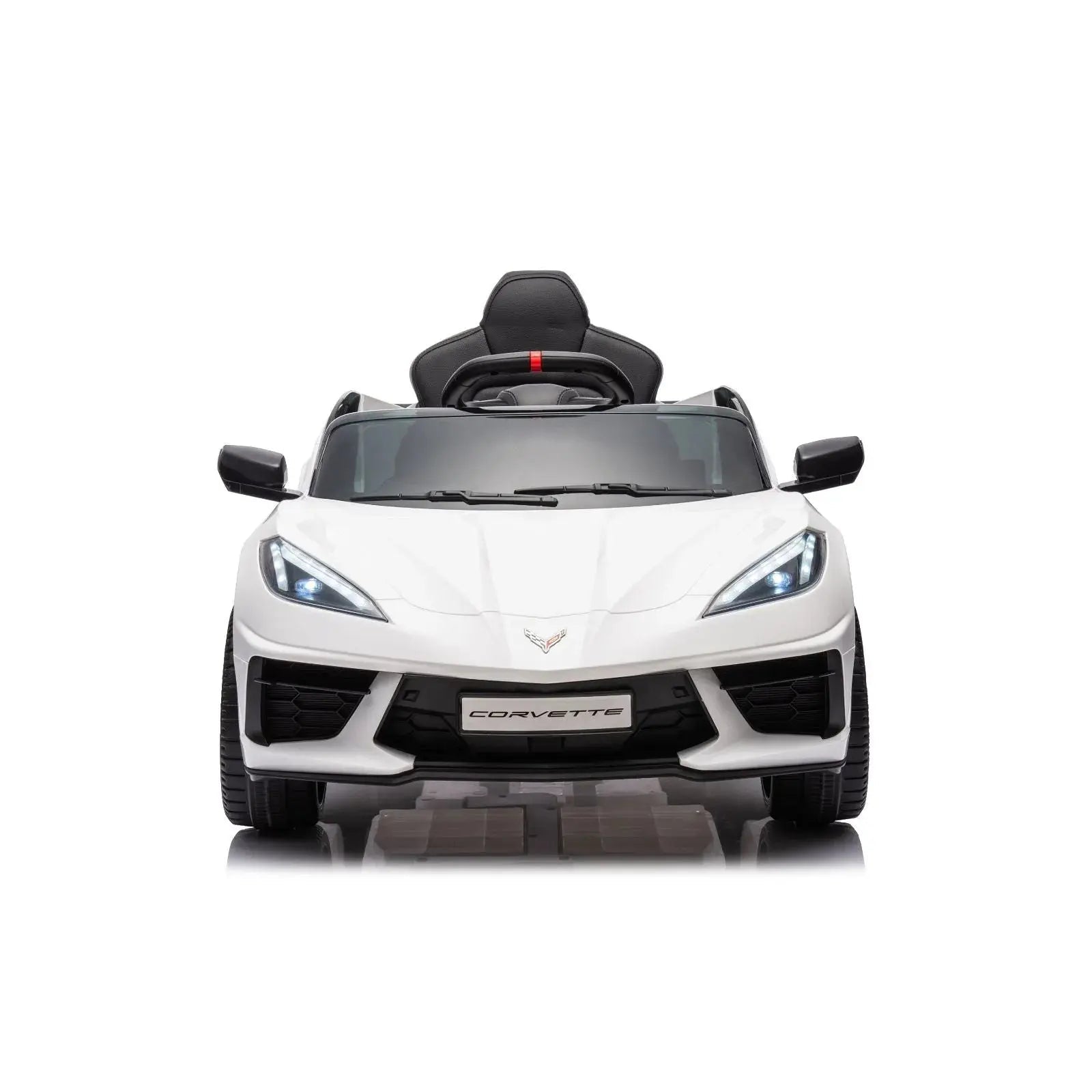 Photo of 12V Chevrolet Corvette C8 Stingray 1-Seater Kids Ride-On Car by Freddo Toys - Premium Ride On Cars for UTVs / Side by Sides