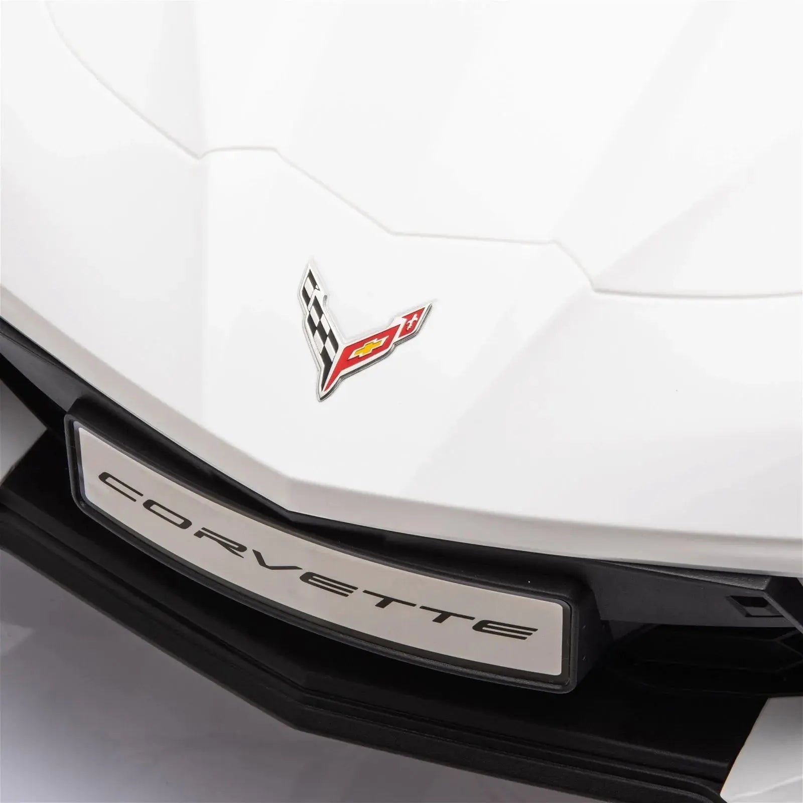 Photo of 12V Chevrolet Corvette C8 Stingray 1-Seater Kids Ride-On Car by Freddo Toys - Premium Ride On Cars for UTVs / Side by Sides