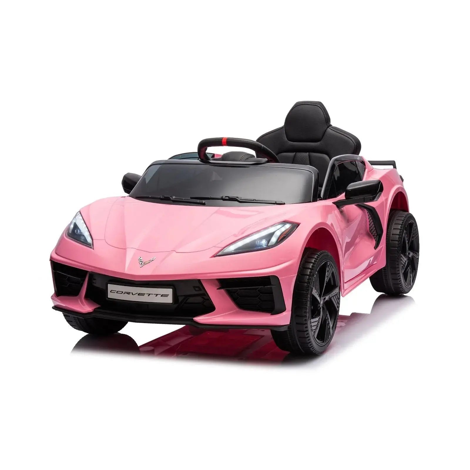 Photo of 12V Chevrolet Corvette C8 Stingray 1-Seater Kids Ride-On Car by Freddo Toys - Premium Ride On Cars for UTVs / Side by Sides
