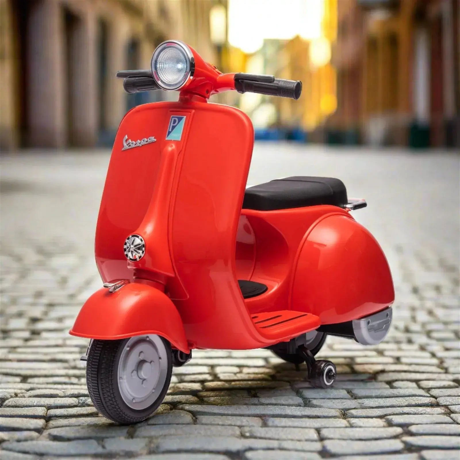 Photo of 12V Kids' Vespa Electric Ride-On Scooter by Freddo Toys - Premium Ride On Cars for UTVs / Side by Sides