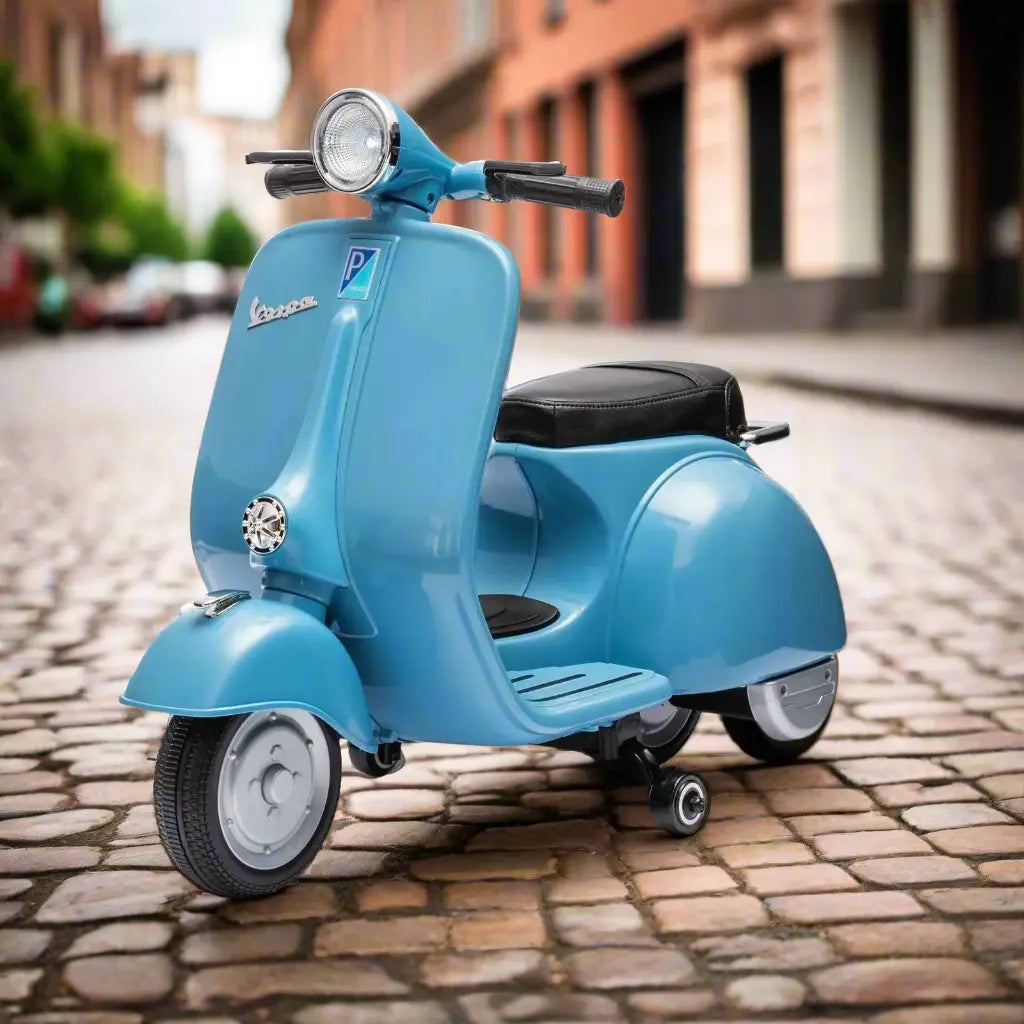 Photo of 12V Kids' Vespa Electric Ride-On Scooter by Freddo Toys - Premium Ride On Cars for UTVs / Side by Sides
