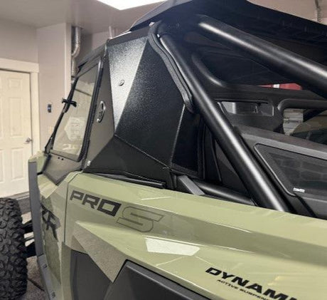 Photo of POLARIS RZR PRO S/PRO XP 2025 2-SEAT Cab Enclosure "THE VAULT" Upper Side Doors & Panels (Patent Pending) by Dirt Warrior Accessories - Premium VAULT for UTVs / Side by Sides
