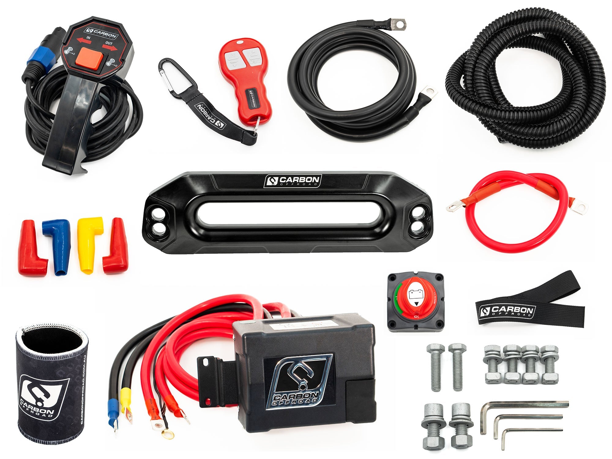 Photo of Carbon 12K - 12000lb Winch V3 by Carbon Offroad USA - Premium Winches & Winch Mounts for UTVs / Side by Sides