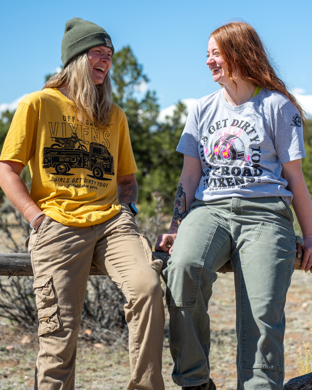 Photo of Magic Bus Unisex Tee by OFF-ROAD VIXENS CLOTHING CO. - Premium Ladies Tees for UTVs / Side by Sides