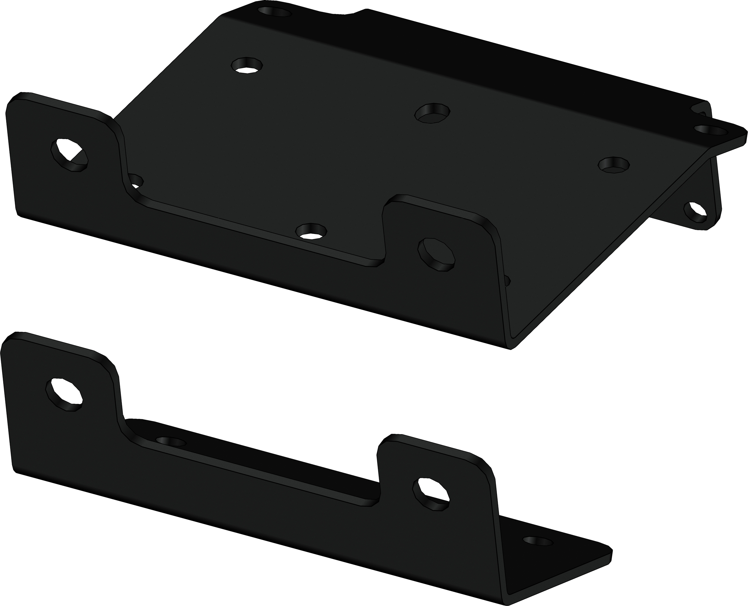 Photo of WINCH MOUNT KAW BRUTE FORCE 450 by KFI - Premium Winch Mount for UTVs / Side by Sides