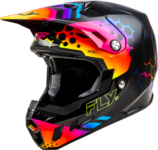 Photo of FORMULA CC TEKTONIC HELMET BLACK/SUNSET LG by FLY RACING - Premium Helmets for UTVs / Side by Sides