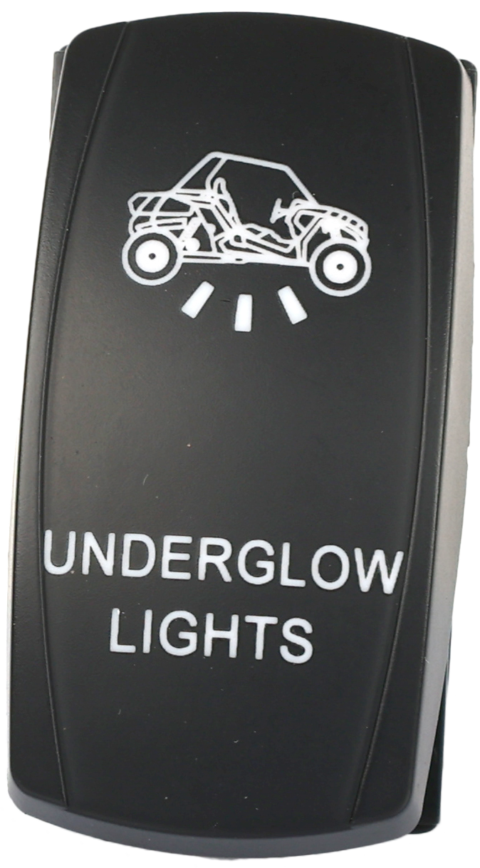 Photo of UNDERGLOW LIGHTING SWITCH PRO SERIES BACKLIT by OPEN TRAIL - Premium Switches for UTVs / Side by Sides