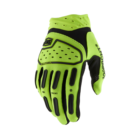 100% Airmatic 2 Riding Gloves - Fluorescent Yellow, XL
