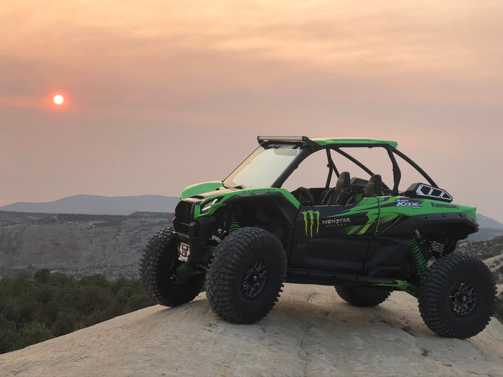 Photo of KRX 1000 Billet 'FrogSkin' Intake Covers by Viper Machine - Premium for UTVs / Side by Sides