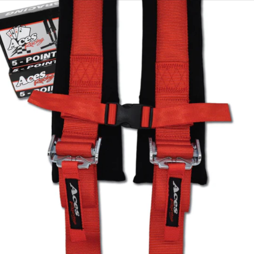 Photo of 5-Point Harness (2 Inch Padding) by Aces Racing - Premium Harnesses for UTVs / Side by Sides