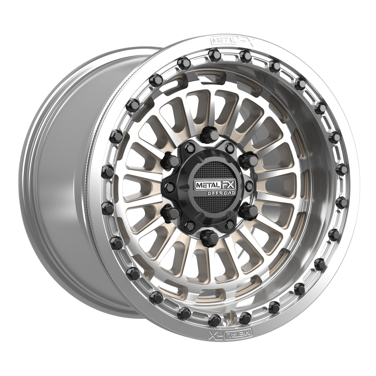 Metal FX Offroad Delta 6R Beadlock Wheel
