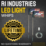 Bright LED Light Whips - R1 Industries - Lifetime Warranty