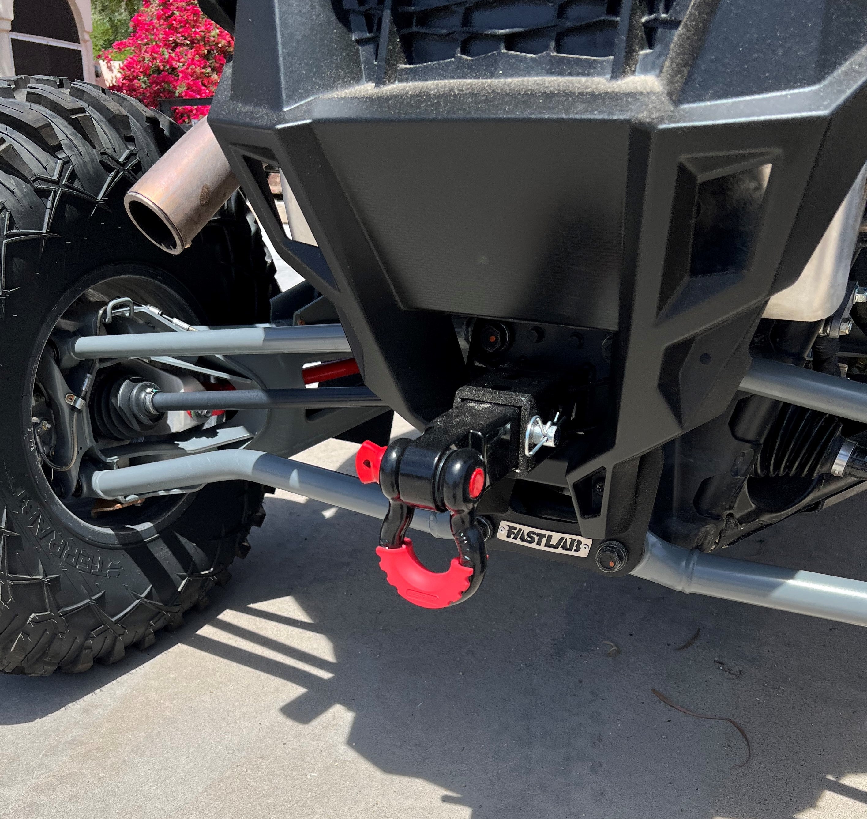 Photo of FastLab RZR Turbo R & Pro R Radius Rod Hitch Pull Plate by FastLab UTV - Premium Receivers & Hitches for UTVs / Side by Sides