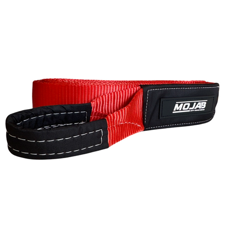 Photo of 4'' x 30' Tow Strap / Winch Strap (Lifetime Warranty) by MOJAB OFFROAD - Premium Tow Strap for UTVs / Side by Sides