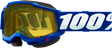 100% Accuri 2 Snowmobile Goggles - Blue Yellow Lens