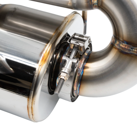 Bikeman Performance Center Exit Slip-On Exhaust with Dual 3.0" Tip for Polaris Pro R