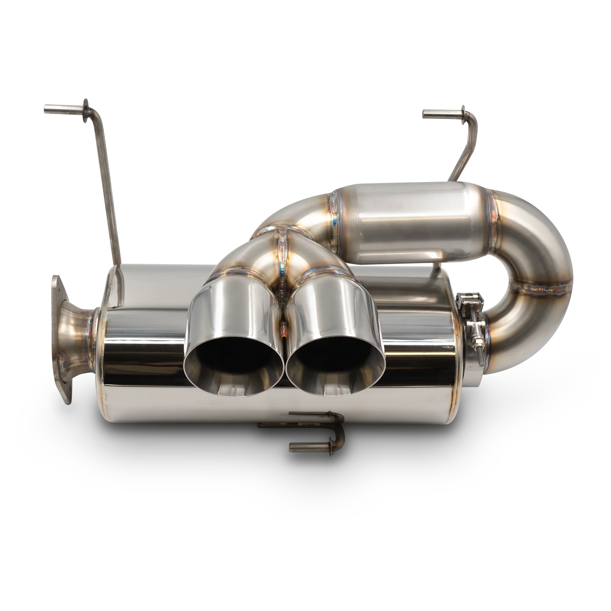 Center Exit Slip-On Exhaust with Dual 3.0" Tip // Polaris Pro R- SKU: 17-334-2