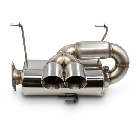 Bikeman Performance Center Exit Slip-On Exhaust with Dual 3.0" Tip for Polaris Pro R