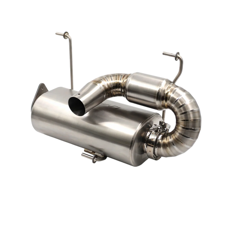 Titanium Center Exit Slip-On Exhaust for Polaris Pro R