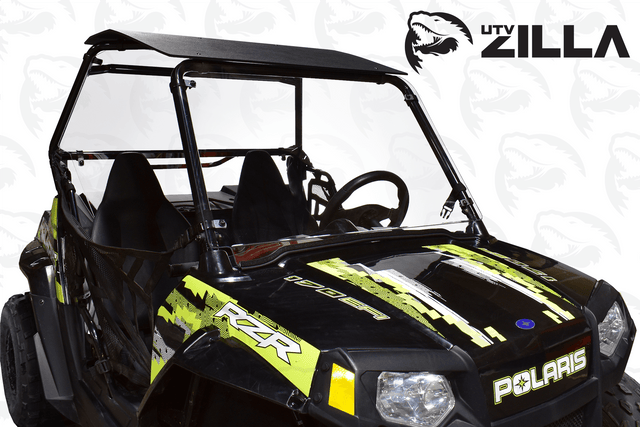 Photo of RZR 170 Full Clear Polycarbonate Windshield by UTVZILLA - Premium for UTVs / Side by Sides