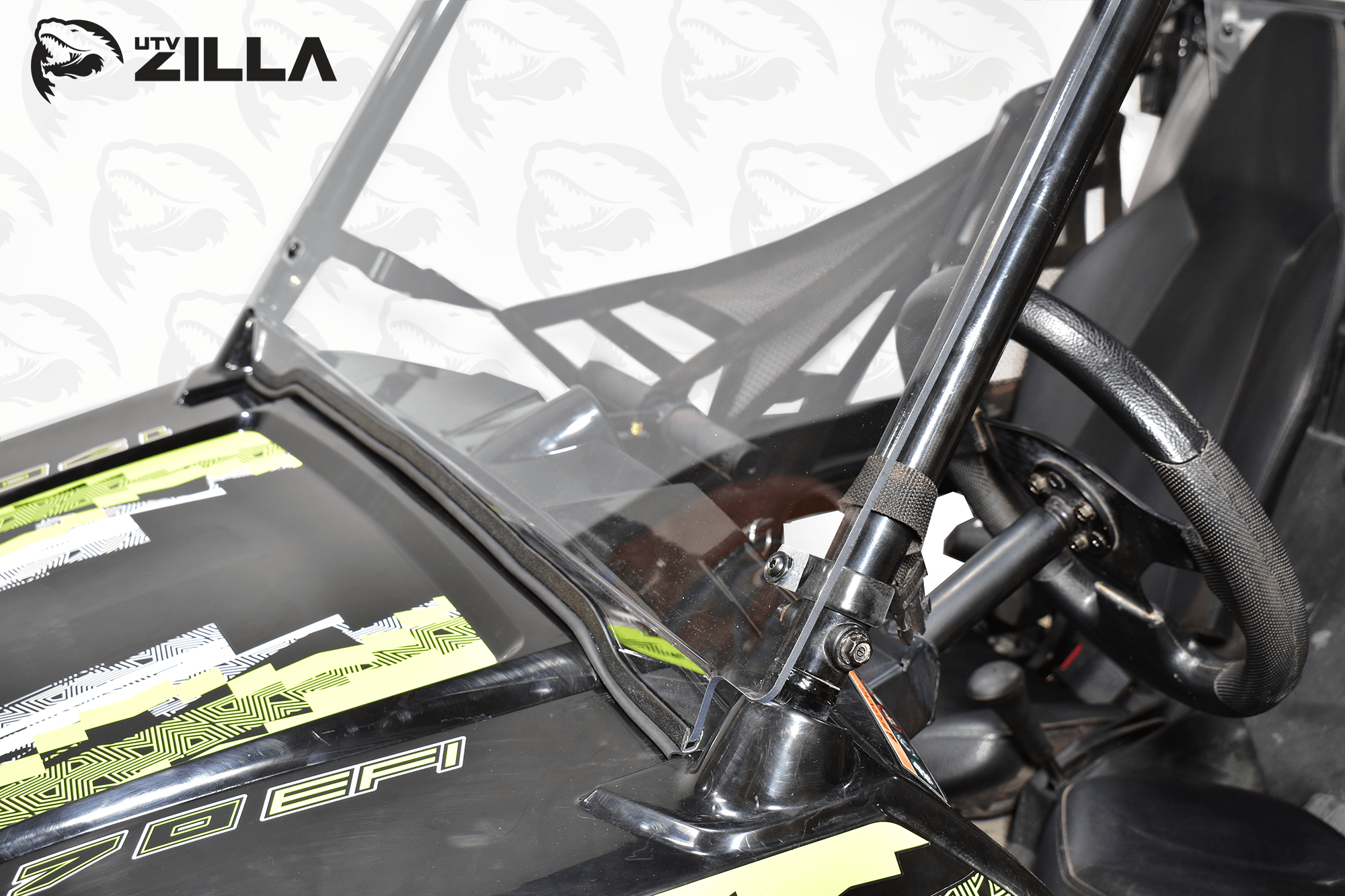 Photo of RZR 170 Full Clear Polycarbonate Windshield by UTVZILLA - Premium for UTVs / Side by Sides