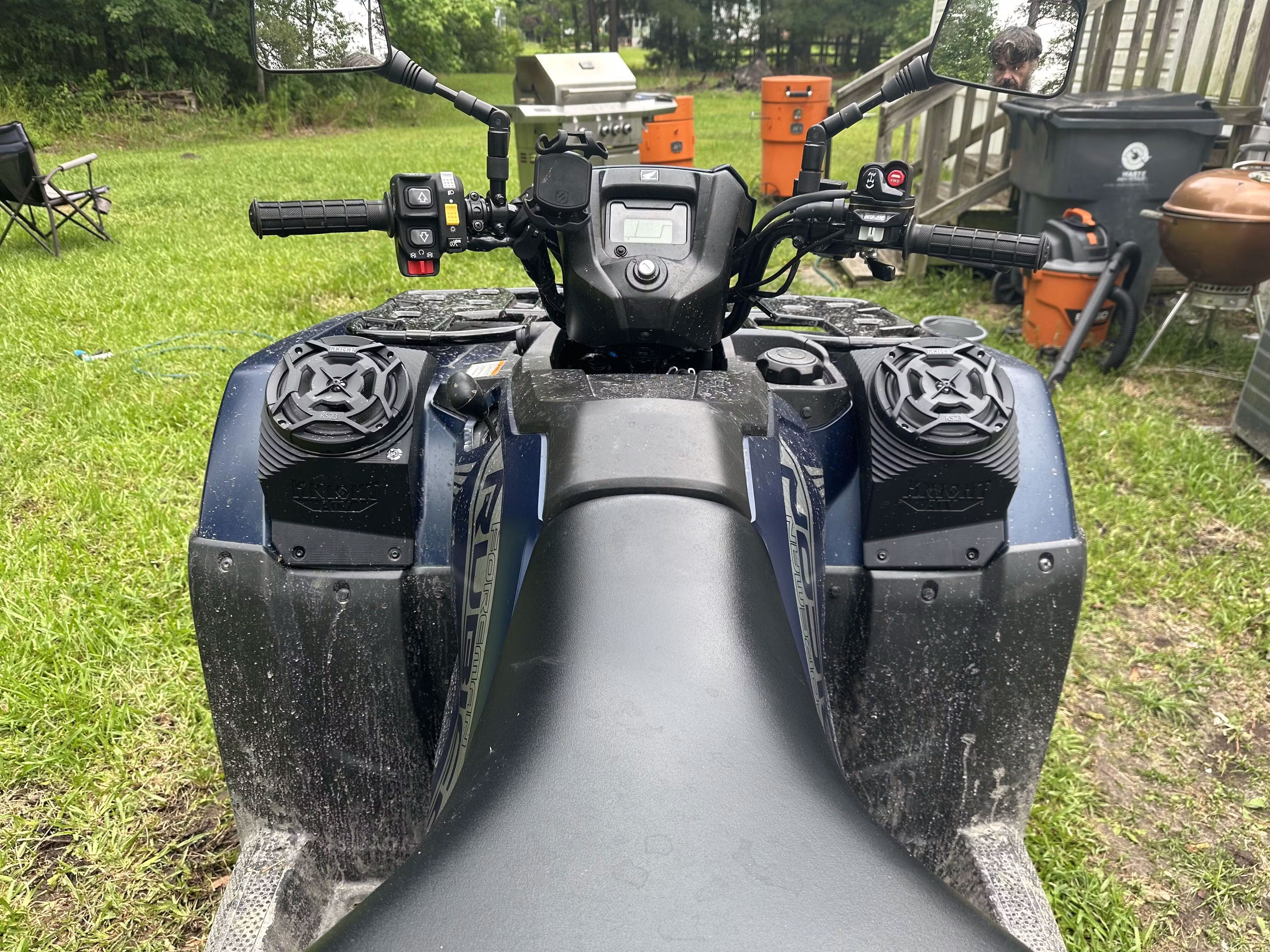 Photo of Honda Foreman and Rubicon (14–25) Bluetooth LED ATV Surround Sound System by Knight ATV - Premium Power Sports for UTVs / Side by Sides