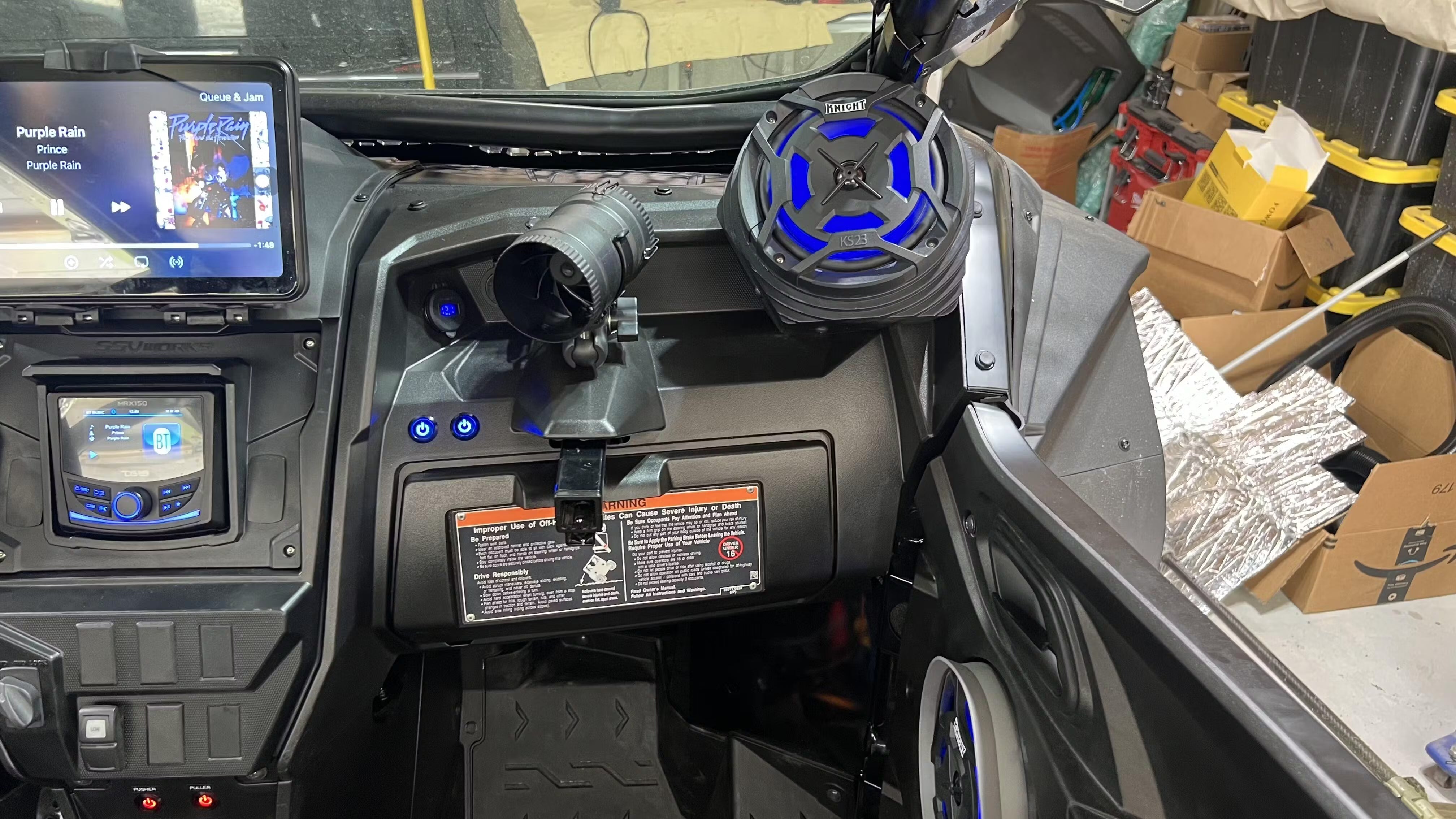 Photo of KRX 1000 Dash 6.5 inch Speaker Pods by Knight ATV - Premium Power Sports for UTVs / Side by Sides