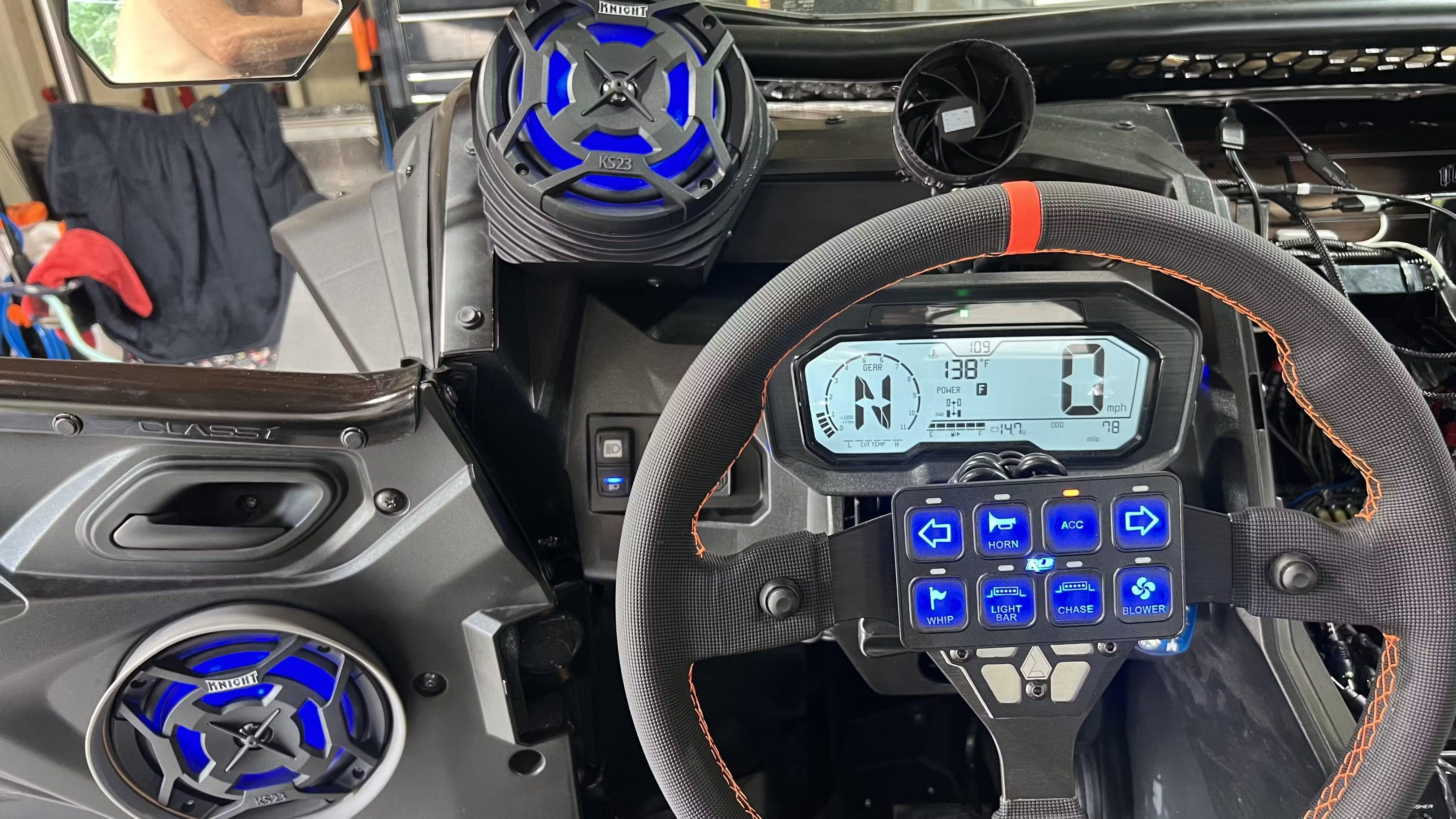 Photo of KRX 1000 Dash 6.5 inch Speaker Pods by Knight ATV - Premium Power Sports for UTVs / Side by Sides