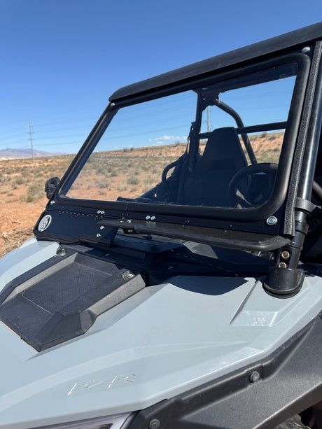 Photo of POLARIS RZR 200 FRONT WINDSHIELD 2020 by Dirt Warrior Accessories - Premium Windshields for UTVs / Side by Sides