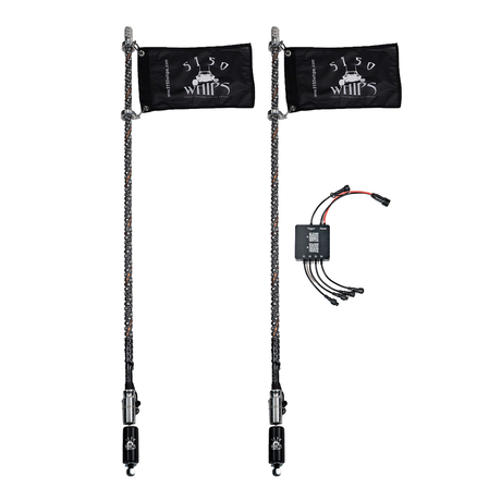 187 Platinum LED Whips